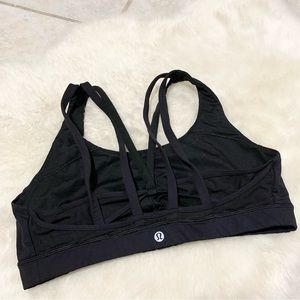 Lululemon black sports bra light support